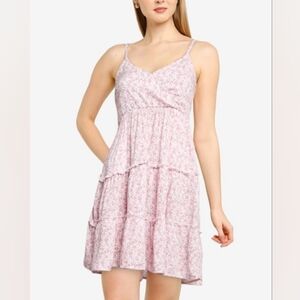 Hollister NWT Tiered Wrap Mini Dress